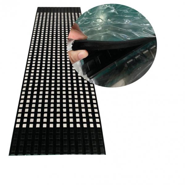 Quality Rubber Plate Diamond Ceramic Pulley Lagging Lining With Contact Layer for sale
