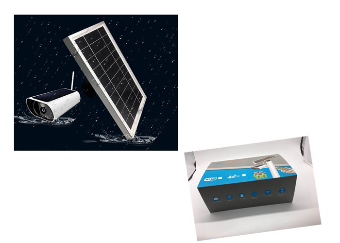 China 4G Solar batteries camera with 2 way audio and real time function . factory