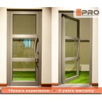 China Single Pane Internal Aluminium Glass Doors For Residential House Color Optional Types of hinges Doors Hinges Doors price factory