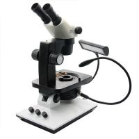 China Fable LED Swing Arm 45X Binocular Gem Microscope Classic Base FGM-R6S-161 factory