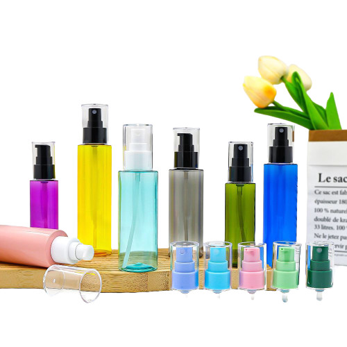 Quality Cosmetic Screen Printing PET Plastic Spray Bottle 50ml Foaming Spray Bottle for sale