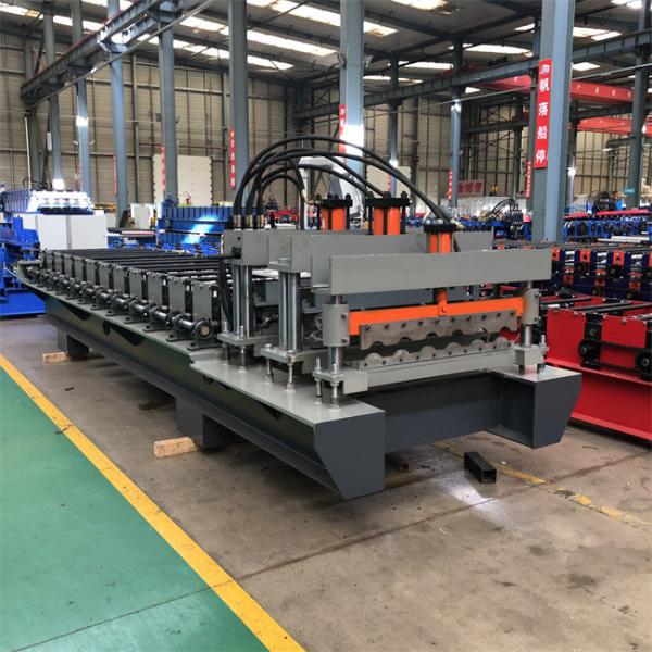 Quality Metal Painted Coated Steel Roofing Tile Machine 15-20m/min Forming Speed for sale