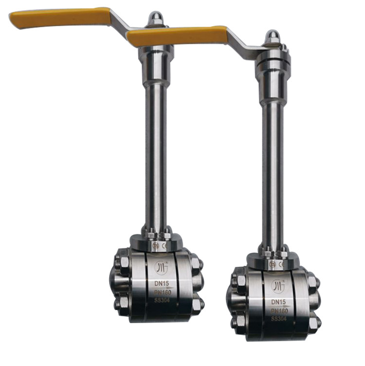 Quality Manual Butt Welding Long Stem SS304 Or Ss316 Customize Pressure Cryogenic Ball Valve for sale
