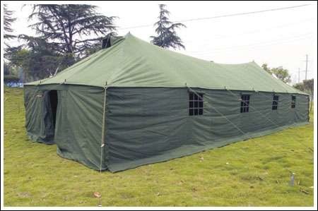 Quality Waterproof UV Resistant Outdoor Canvas Tent With Reinforced Nylon Thread for sale