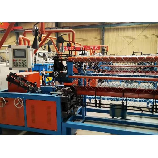 Quality Double Wire 3m Width Touchscreen Automatic Chain Link Fence Machine for sale