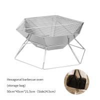China Hexagonal Charcoal Barrel BBQ Grill With Overheating Protection And Customized Request factory