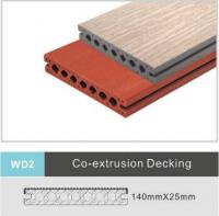 China Environmental Composite WPC Decking , Wood Plank Flooring 140mm x 25mm factory