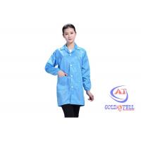 China Washable Clean Room ESD Suit Anti Static Dust Free Clothing factory