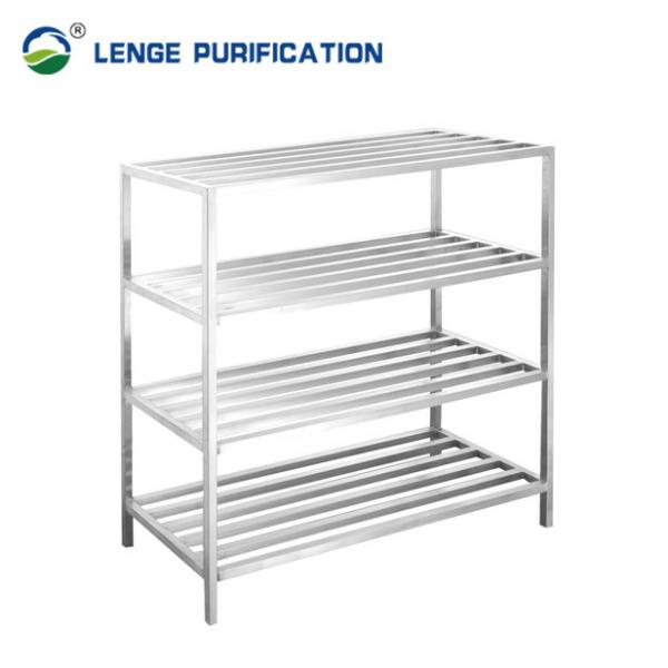 Quality 1200 × 500 × 1800mm Stainless Steel Shoe Storage Rack Four Layer Storage Rack for sale