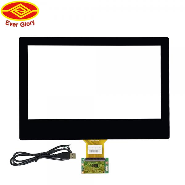 Quality 13.3 Inch Industrial Touch Panel PCAP Touch Screen Transparent Tempered Glass for sale