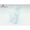 China Laser Printing Clear PVC Packaging Boxes For Bath Bomb Plastic Box 7.3X7.3X8.3cm factory