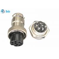 China Gx16 Aviation Connectors 9 Pins Male And Female Sets Aircraft Cable Connectors Silver Plated for sale