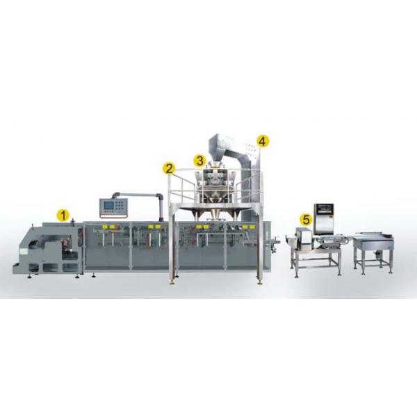 Quality Snacks Flat Bag Horizontal Automatic Food Packing Machine for sale