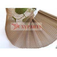 China Hanging Woven Wire Mesh Shower Curtain Aluminum Coil factory