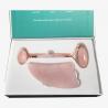 China Face Slimming Crystal Jade Massage Roller Double Head factory