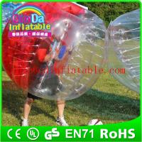 China Inlfatable Color Bumper Ball Bubble Football  Soccer Body Zorb bubble soccer ball suit factory