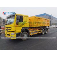 China 20m3 Hook Lift Bin Truck With Roll Off Open Top Container factory