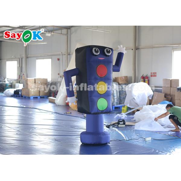 Quality Promotion Inflatable Cartoon Characters 2m Traffic Light Model CE for sale