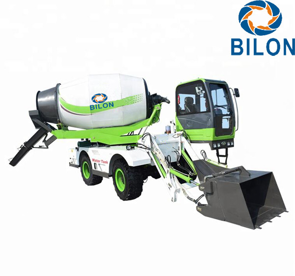 Quality High Efficient 4 CBM Mini Concrete Mixer Truck Closed Circuit Hydraulic Rotation System for sale
