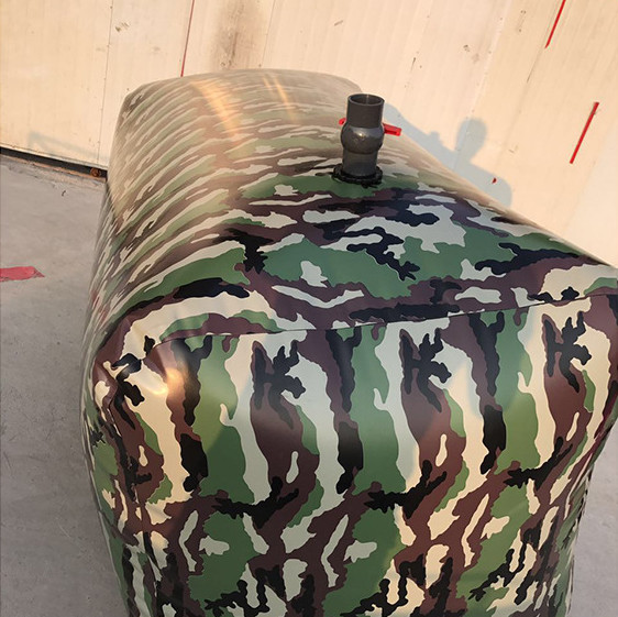 Quality Camouflage Tarpaulin Water Bladder Drinking Water Storage Tank For Army Portable Water Tanks for sale