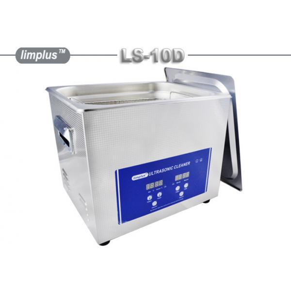 Quality 10 Liter Gun Ultrasonic Cleaning Bath / Home Sonic Jewelry Cleaner Large Capacity for sale