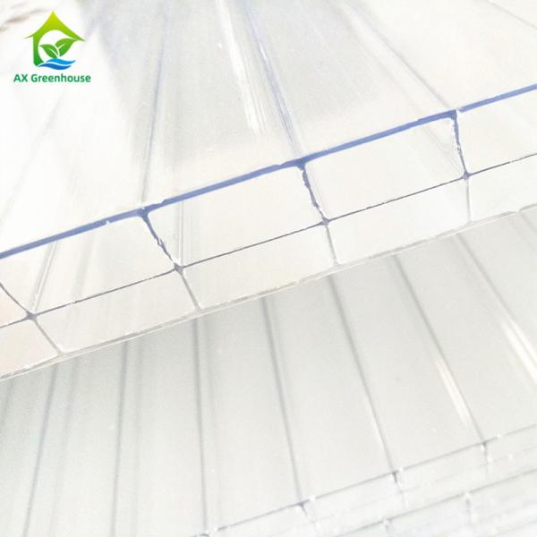 Quality 6-12mm Polycarbonate Panel Greenhouse Cover Materials For Extreme Weather Areas for sale