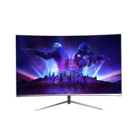 China Curved 27 Inch Gaming LED Monitors 100hz 144hz White Computer Screen Monitor factory