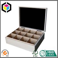 China MDF Board Natural Wood Gift Packaging Box; Strong Quality Divided Paper Box for sale