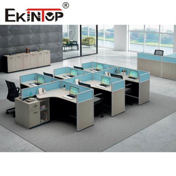 Quality Foldable 2 4 6 Person Office Workstation Desk Revolving E1 Wood Material ODM for sale