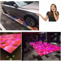 Buy cheap Interactive 5V 60A SMD Led Light Up Dance Floor 1920HZ Full Color Vivid Video from wholesalers