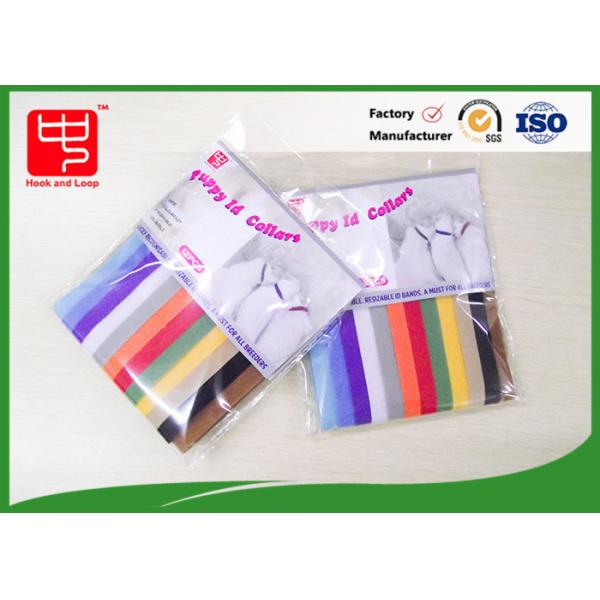 Quality Reusable Micro Hook & Loop Straps Puppy Pet Collars Various Color 10 * 350mm for sale