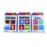 China 11 Sheets Wipe Clean Workbook Collection Shape Cards  color cards ABCs cards 108x165mm flash cards factory