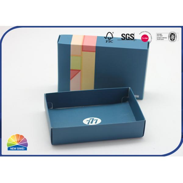 Quality Lid And Base 2 Piece Folding Paper Box Customized CMYK Printing for sale