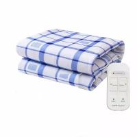 China Dual Digital Heated Low Emf Electric Blanket King Size Breathable Fleece for sale