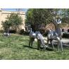 China Outdoor Stainless Steel Metal Animal Sculptures , Garden Large Animal Sculptures factory