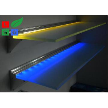 Quality Wall Mounting 8mm 5050 SMD Led Glass Shelf Light illuminated For Store Display for sale