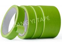 China Green Heat Resistant Insulation Tape , Crepe Paper Automotive Adhesive Tape factory