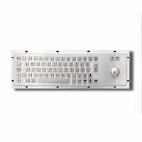 Quality Medical Grade 65 Keys Stainless Steel Keyboard IP65 With Trackball for sale
