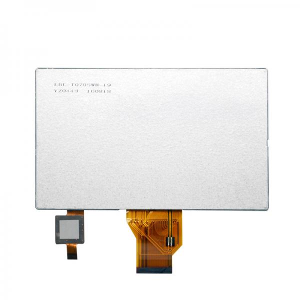 Quality 7 Inch Touch Screen TFT Display 450 CD/M2 800x480 50 Pins 24bit RGB Interface for sale