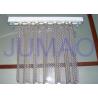 China Architectural Sun Shades Silver Mesh Curtains For Space Divider / Decoration factory