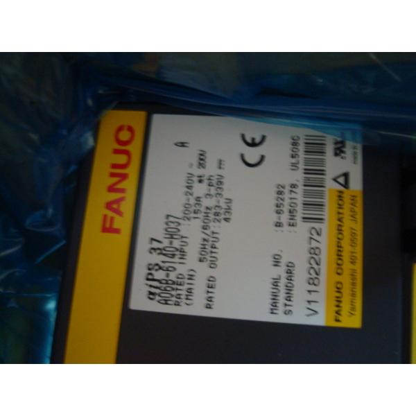 Quality A06B-6140-H037 Fanuc Servo Amplifier Manual Power Supply AiPS-37 APHA I CNC for sale