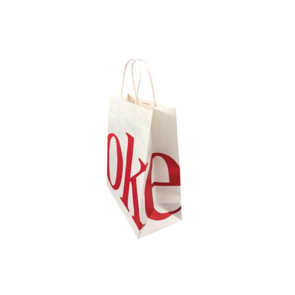 Quality Unique Sustainable Personalised Paper Bags / Custom Printed Grocery Bags for sale