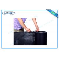 China Black Color Perforated Polypropylene Nonwoven Fabric For Safe and Mattresses factory