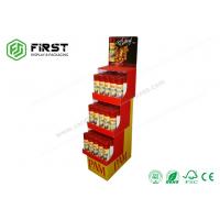 China Recyclable Retail POP Floor Display Custom Logo Printed Cardboard Display Stand factory