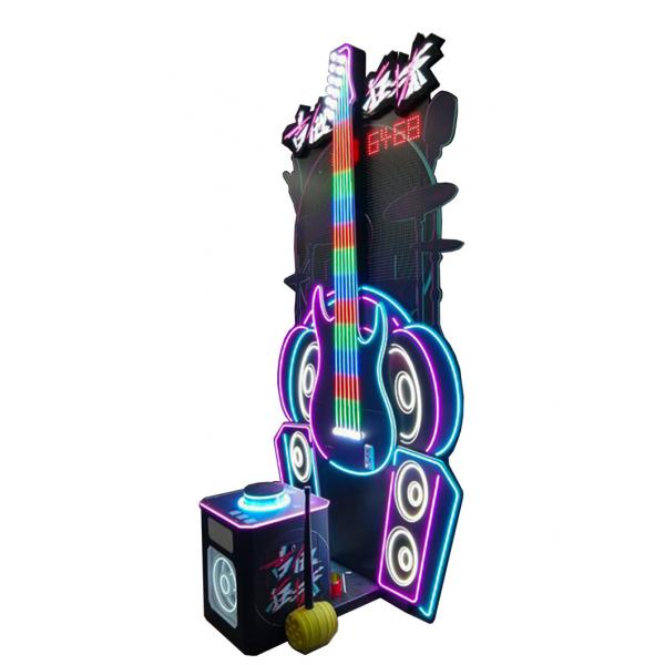 Quality Guitar Hit Hammer Game Sports Arcade Machine Coin Operated For Amusement Parks for sale