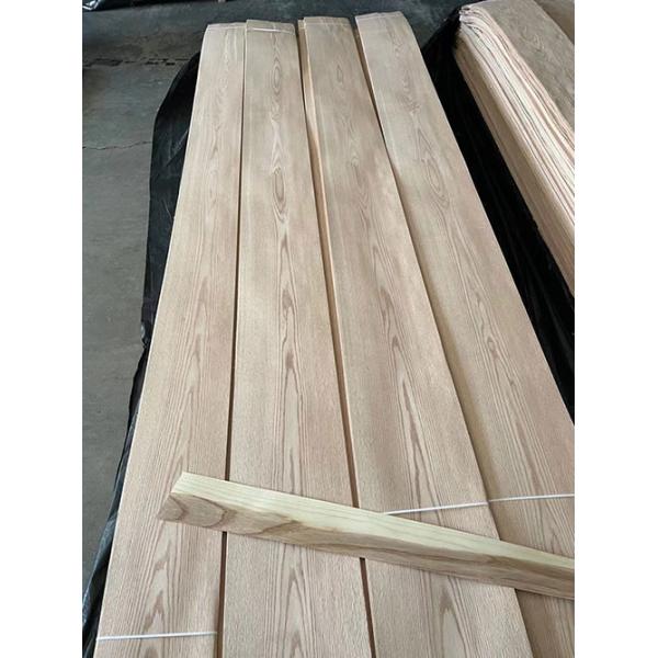 Quality Cabinet ISO9001 Red Oak Wood Veneer Crown Cut 245cm Length MDF for sale
