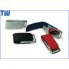 China Delicate Magnet Connected 2GB Thumb Drives Flash Leather Cover Disk factory