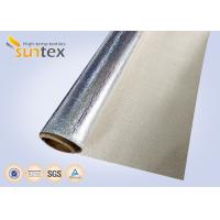 Quality 1.7mm Aluminum Foil Fiberglass Cloth Heat Shield Fiberglass Fabric For Fireproof And Waterproof for sale
