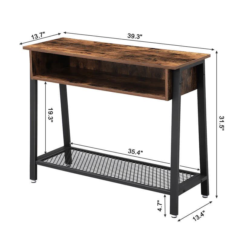 China Entryway Console Table with Industrial Style, Rustic Sofa Table Furniture, Console Table, ULNT93X factory