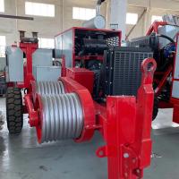Quality 118KW(158hp) Max Pull Force 9Ton Transmission Line Stringing Equipment for sale
